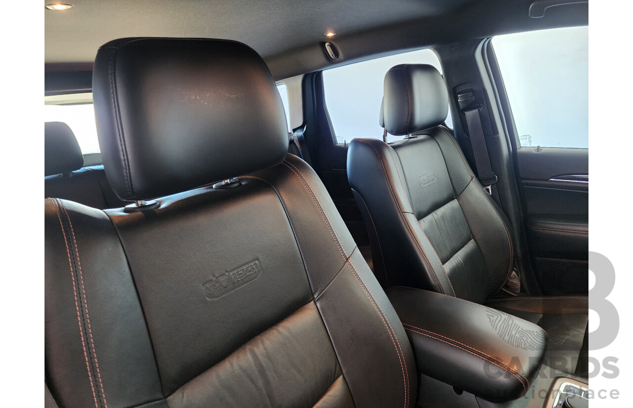 6/2016 Jeep Grand Cherokee Limited 75TH Anniversary (4x4) WK 4d Wagon Black 3.0L