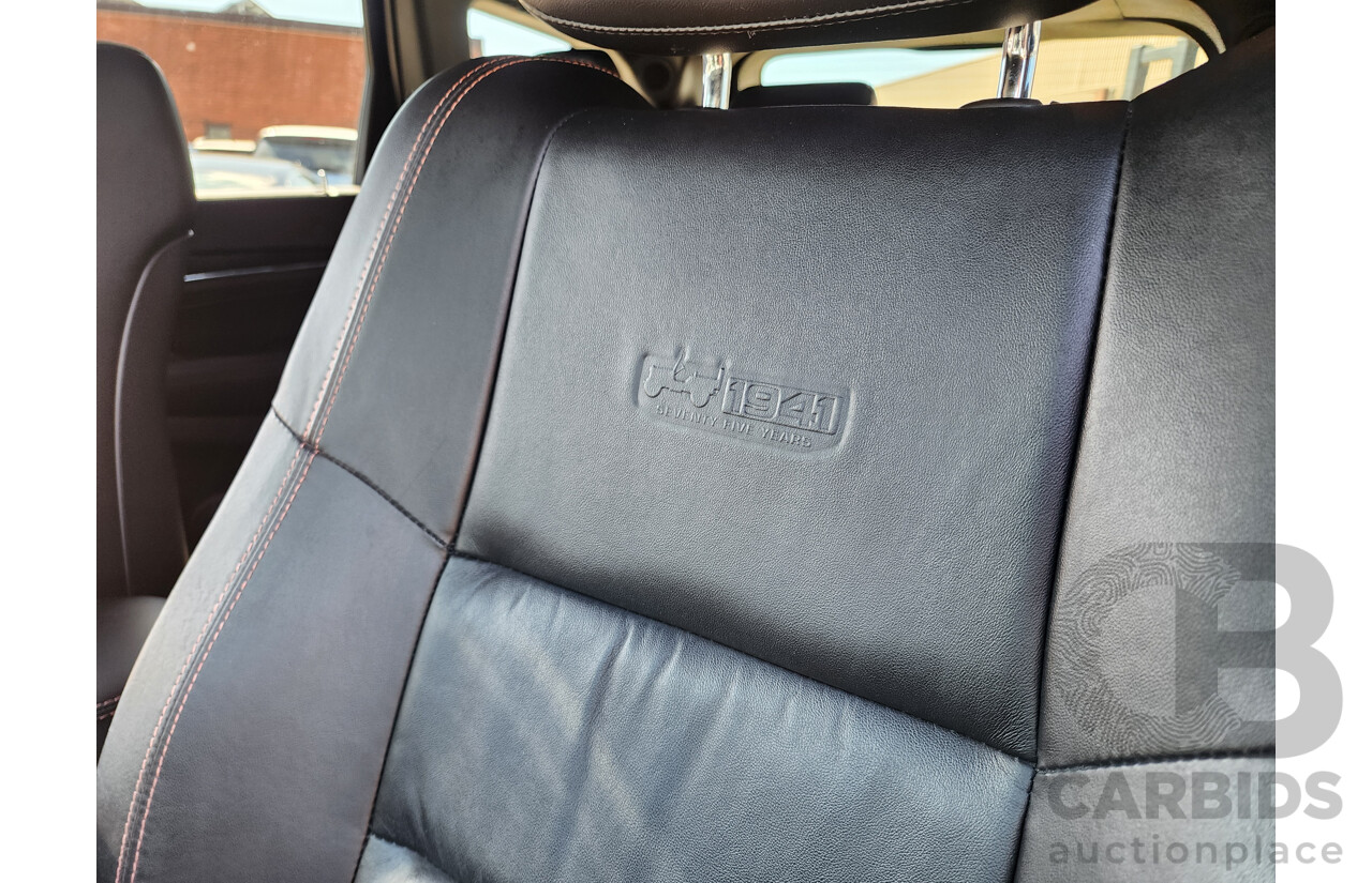 6/2016 Jeep Grand Cherokee Limited 75TH Anniversary (4x4) WK 4d Wagon Black 3.0L