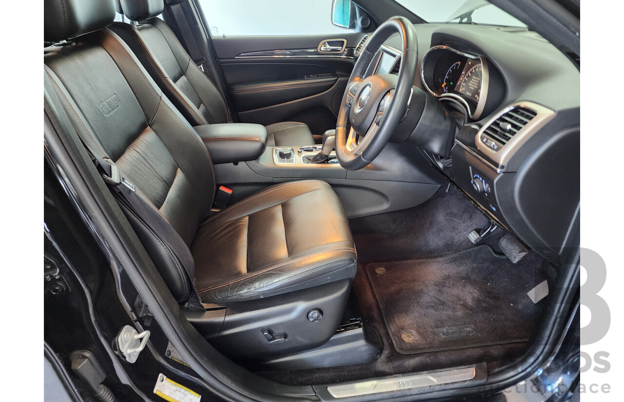 6/2016 Jeep Grand Cherokee Limited 75TH Anniversary (4x4) WK 4d Wagon Black 3.0L