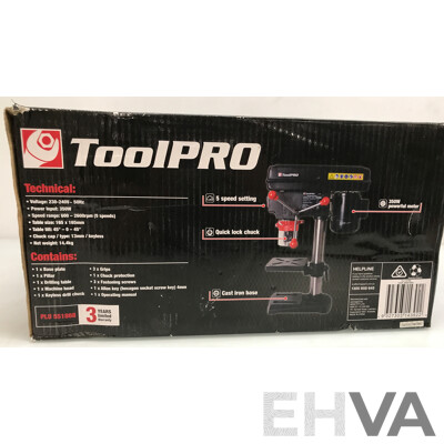 ToolPro 13mm 350W Drill Press - Brand New