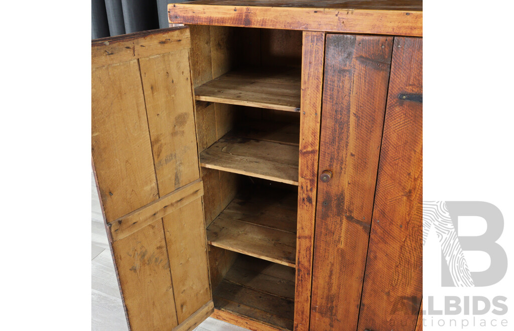 Rustic Two Door Cabinet