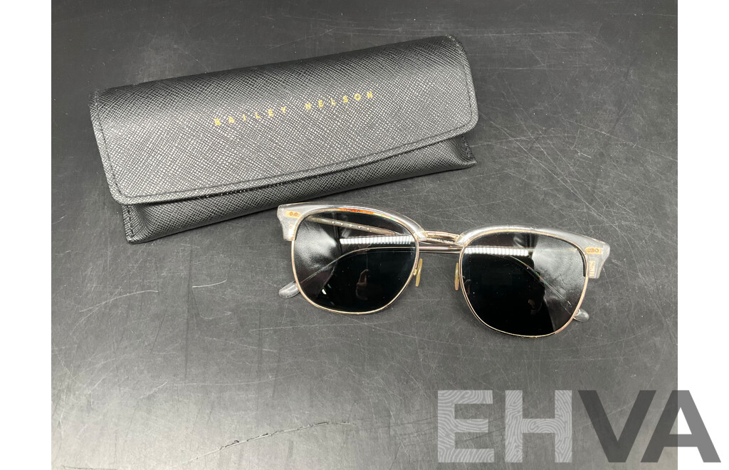 BAILEY NELSON Bronte Hand Crafted  Crystal Sunglasses 54.18.145 BNA611 and Case  - ORP $269