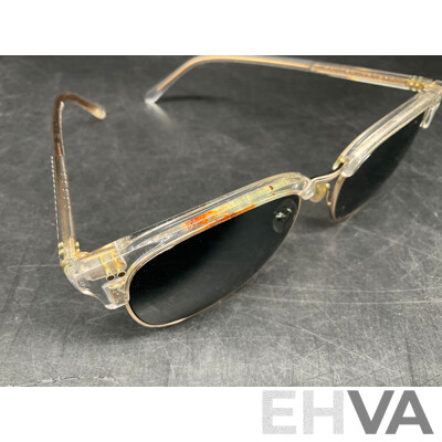 BAILEY NELSON Bronte Hand Crafted  Crystal Sunglasses 54.18.145 BNA611 and Case  - ORP $269