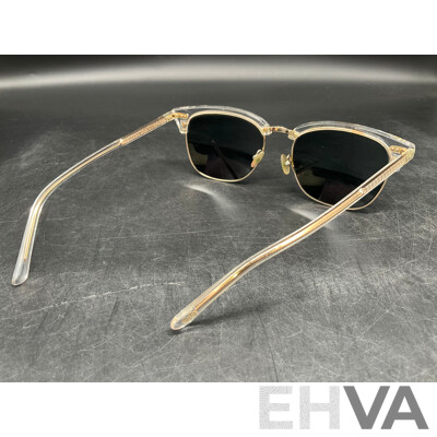 BAILEY NELSON Bronte Hand Crafted  Crystal Sunglasses 54.18.145 BNA611 and Case  - ORP $269