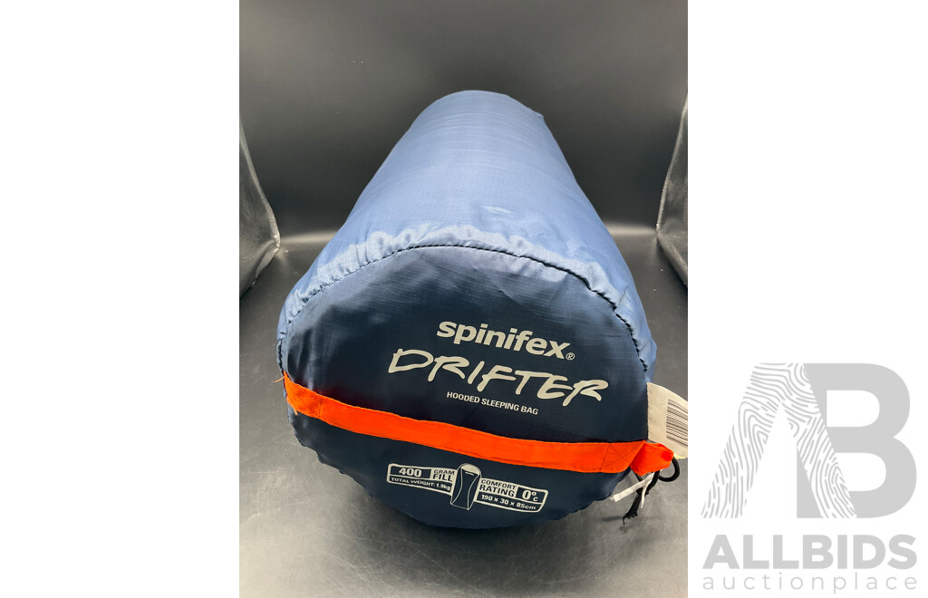 SPINIFEX Drifter Hooded Sleeping Bag - ORP $99.99