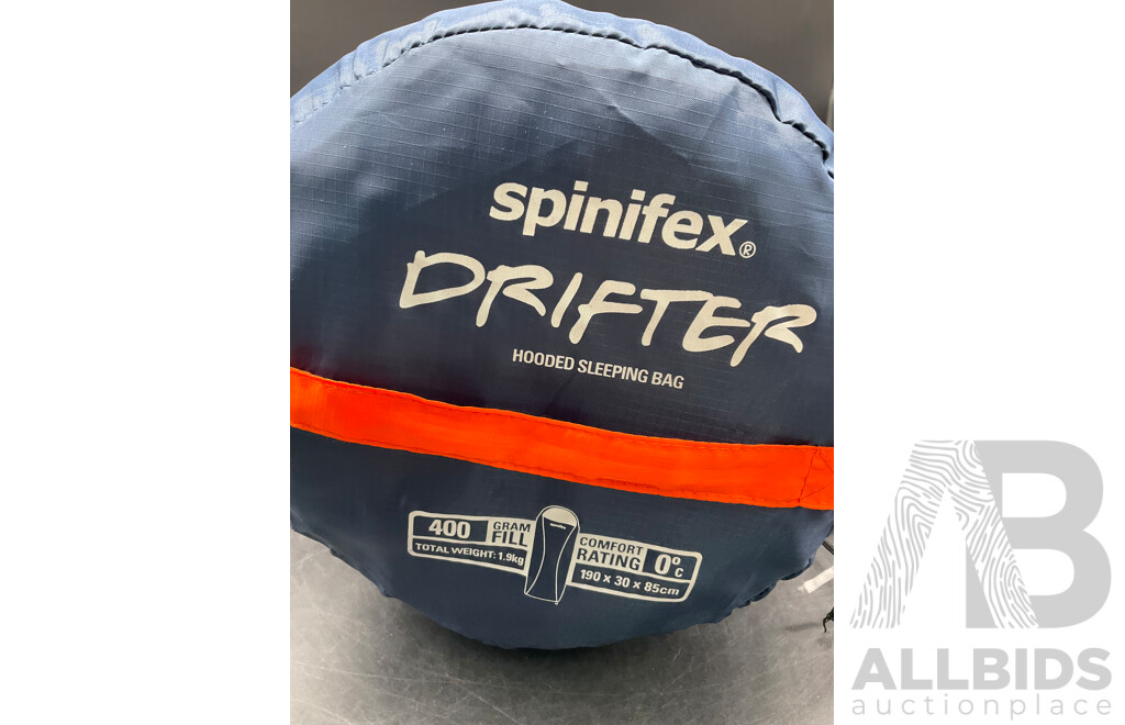 SPINIFEX Drifter Hooded Sleeping Bag - ORP $99.99