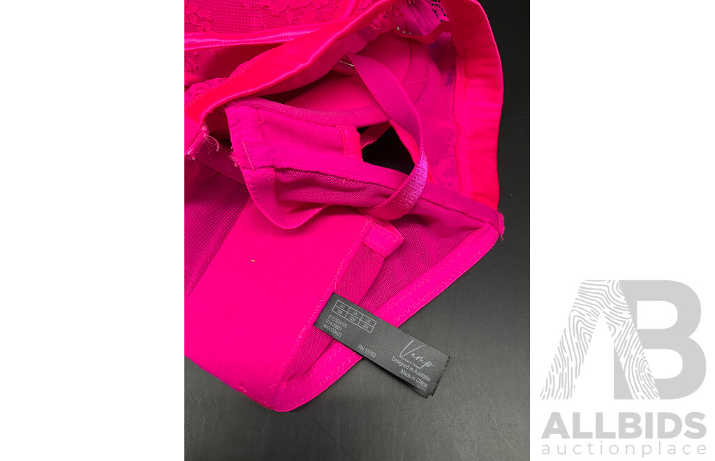 SKYN Pulse Massager Pack,  Ankle and Wrist Cuffs, Costumes and BRAS N THING Lingerie - Lot of 6