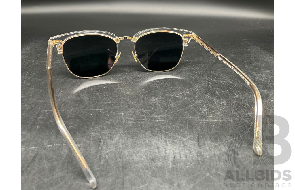 BAILEY NELSON Bronte Hand Crafted  Crystal Sunglasses 54.18.145 BNA611 and Case  - ORP $269