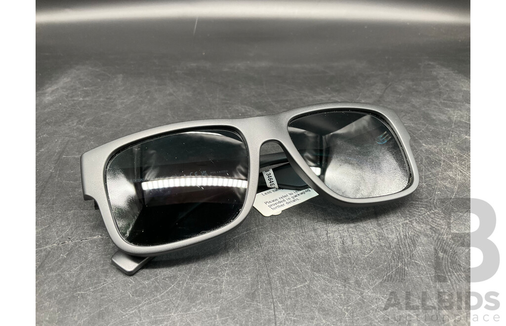 Mens B 4358 Knight, Black Mat57/18 145 Branded BURBERRY Sunglasses - ORP $367