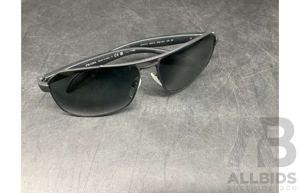 Linea Rossa OPS 51V 62-14 Branded PRADA Sunglasses - ORP $497