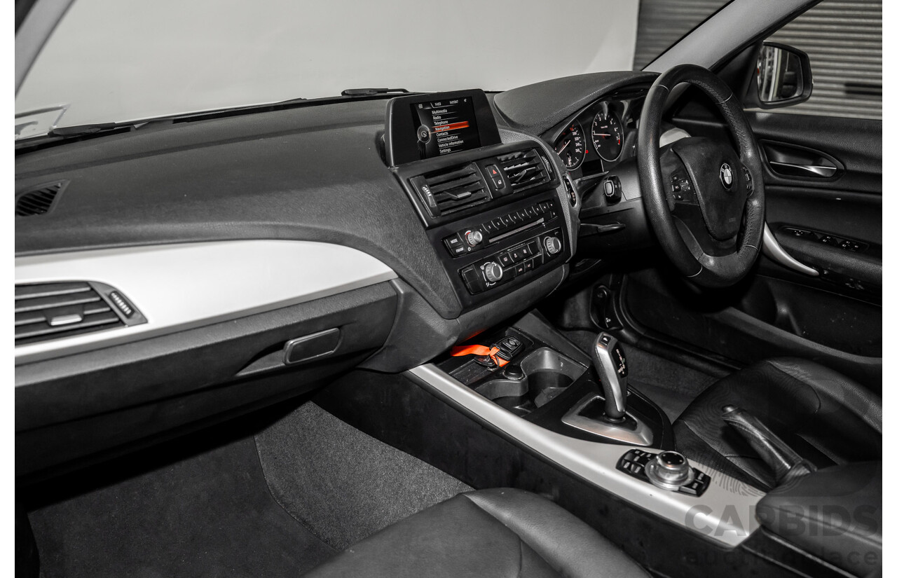 10/2014 BMW 116i SPORT LINE RWD F20 MY13 5D Hatchback White Turbo1.6L