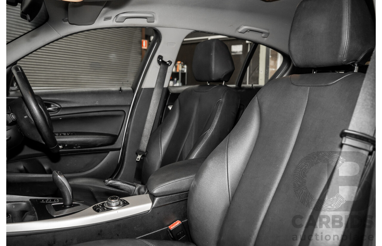 10/2014 BMW 116i SPORT LINE RWD F20 MY13 5D Hatchback White Turbo1.6L