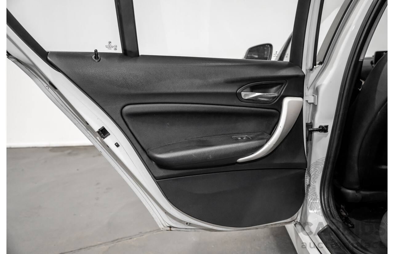 10/2014 BMW 116i SPORT LINE RWD F20 MY13 5D Hatchback White Turbo1.6L