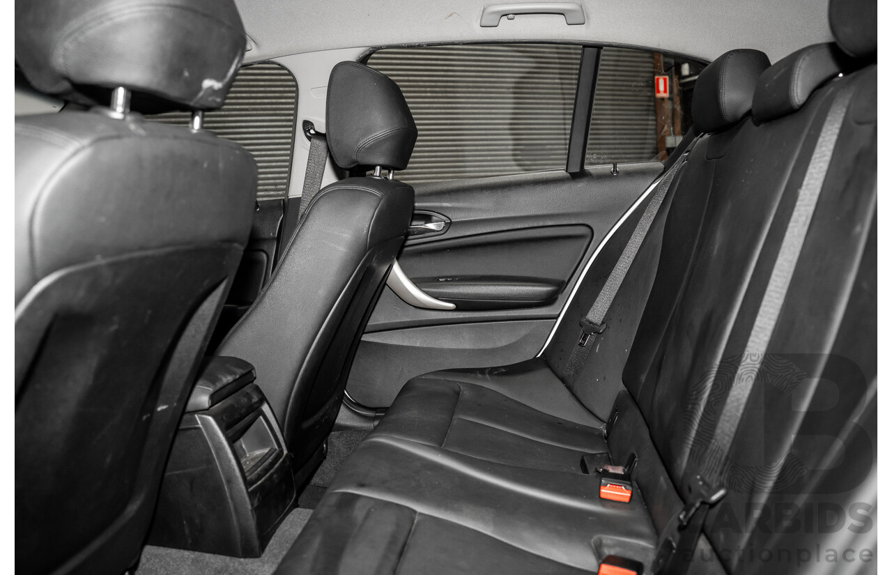 10/2014 BMW 116i SPORT LINE RWD F20 MY13 5D Hatchback White Turbo1.6L