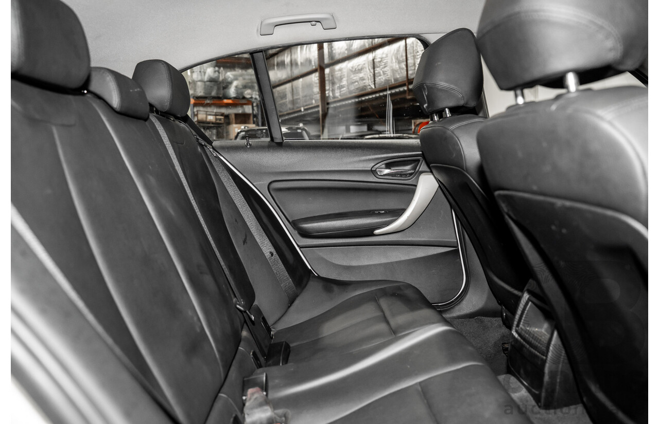 10/2014 BMW 116i SPORT LINE RWD F20 MY13 5D Hatchback White Turbo1.6L