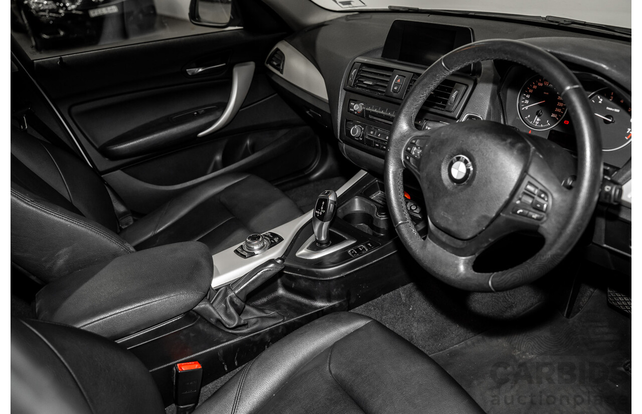 10/2014 BMW 116i SPORT LINE RWD F20 MY13 5D Hatchback White Turbo1.6L