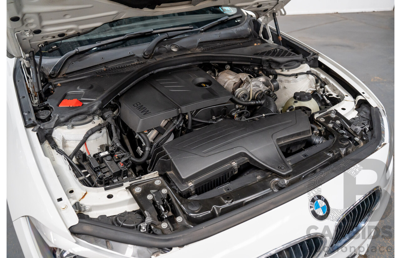 10/2014 BMW 116i SPORT LINE RWD F20 MY13 5D Hatchback White Turbo1.6L