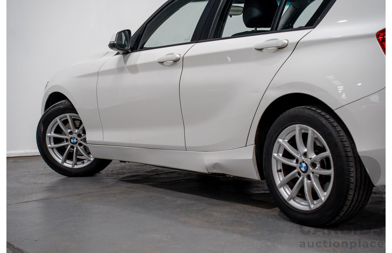 10/2014 BMW 116i SPORT LINE RWD F20 MY13 5D Hatchback White Turbo1.6L