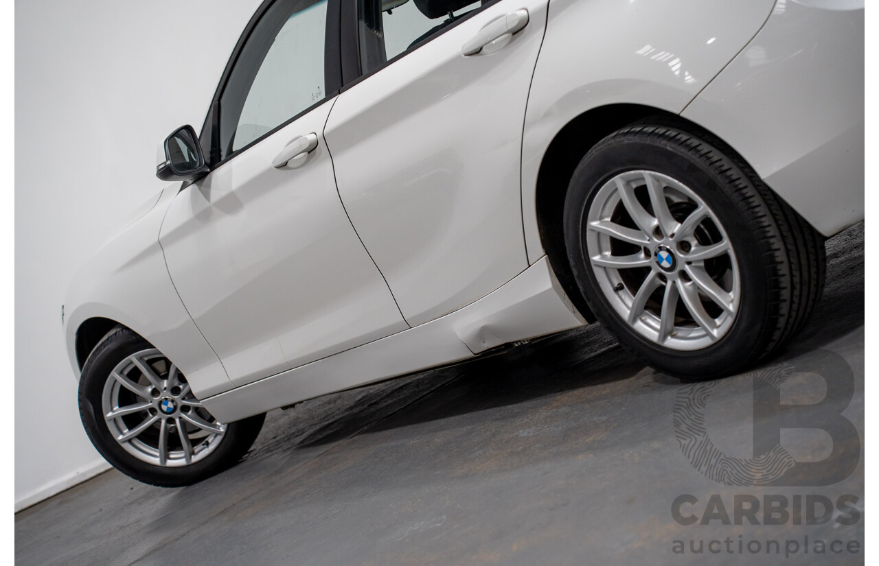 10/2014 BMW 116i SPORT LINE RWD F20 MY13 5D Hatchback White Turbo1.6L