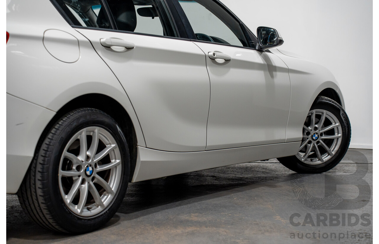 10/2014 BMW 116i SPORT LINE RWD F20 MY13 5D Hatchback White Turbo1.6L