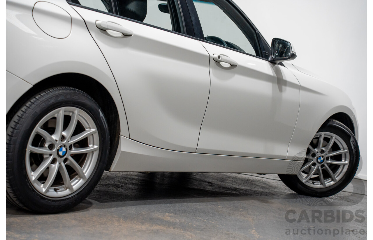 10/2014 BMW 116i SPORT LINE RWD F20 MY13 5D Hatchback White Turbo1.6L