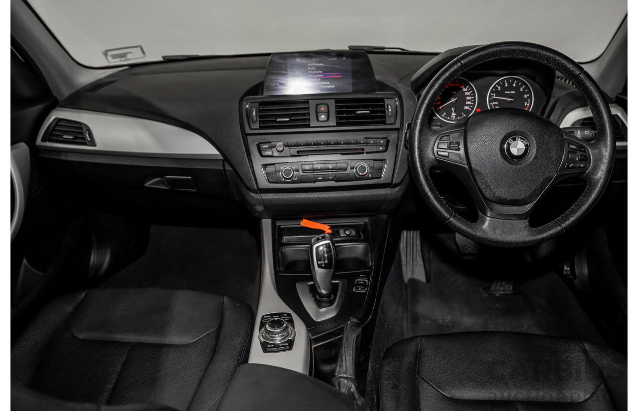 10/2014 BMW 116i SPORT LINE RWD F20 MY13 5D Hatchback White Turbo1.6L