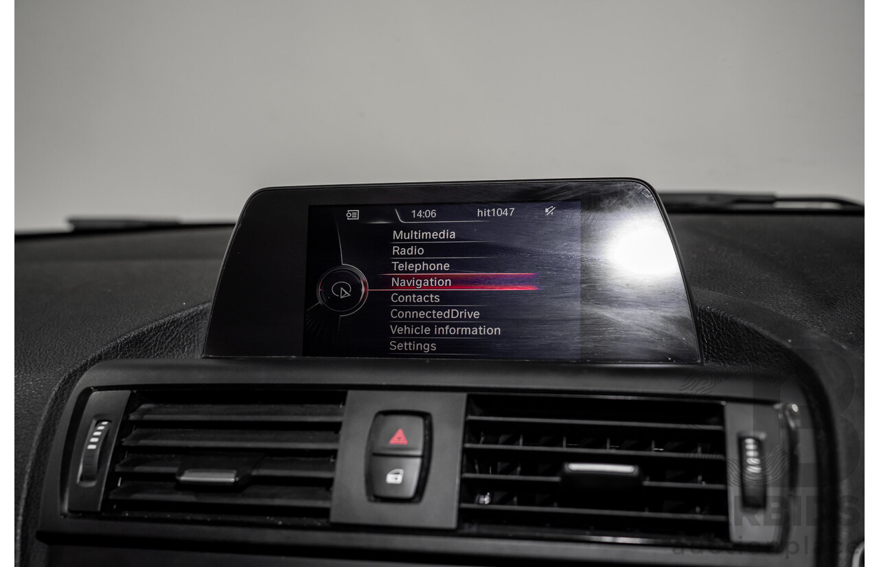 10/2014 BMW 116i SPORT LINE RWD F20 MY13 5D Hatchback White Turbo1.6L