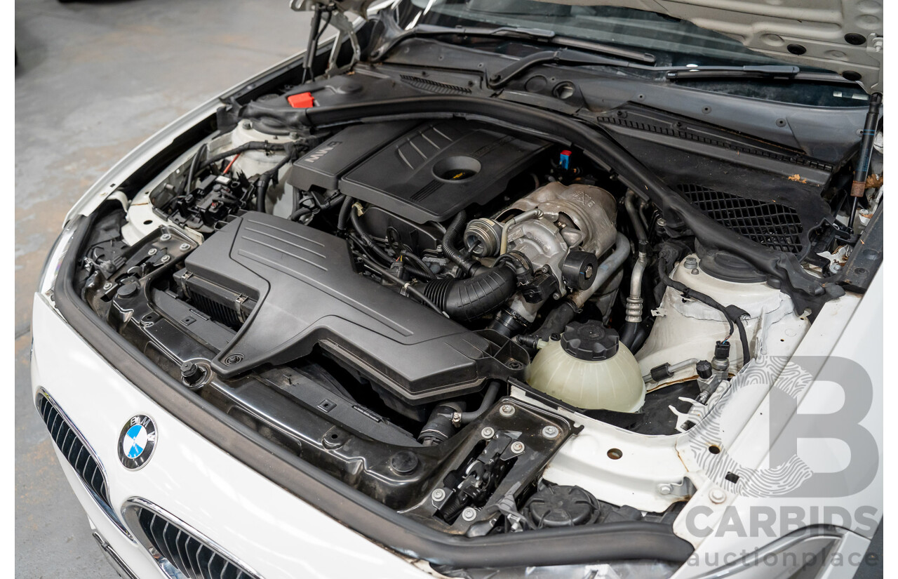 10/2014 BMW 116i SPORT LINE RWD F20 MY13 5D Hatchback White Turbo1.6L