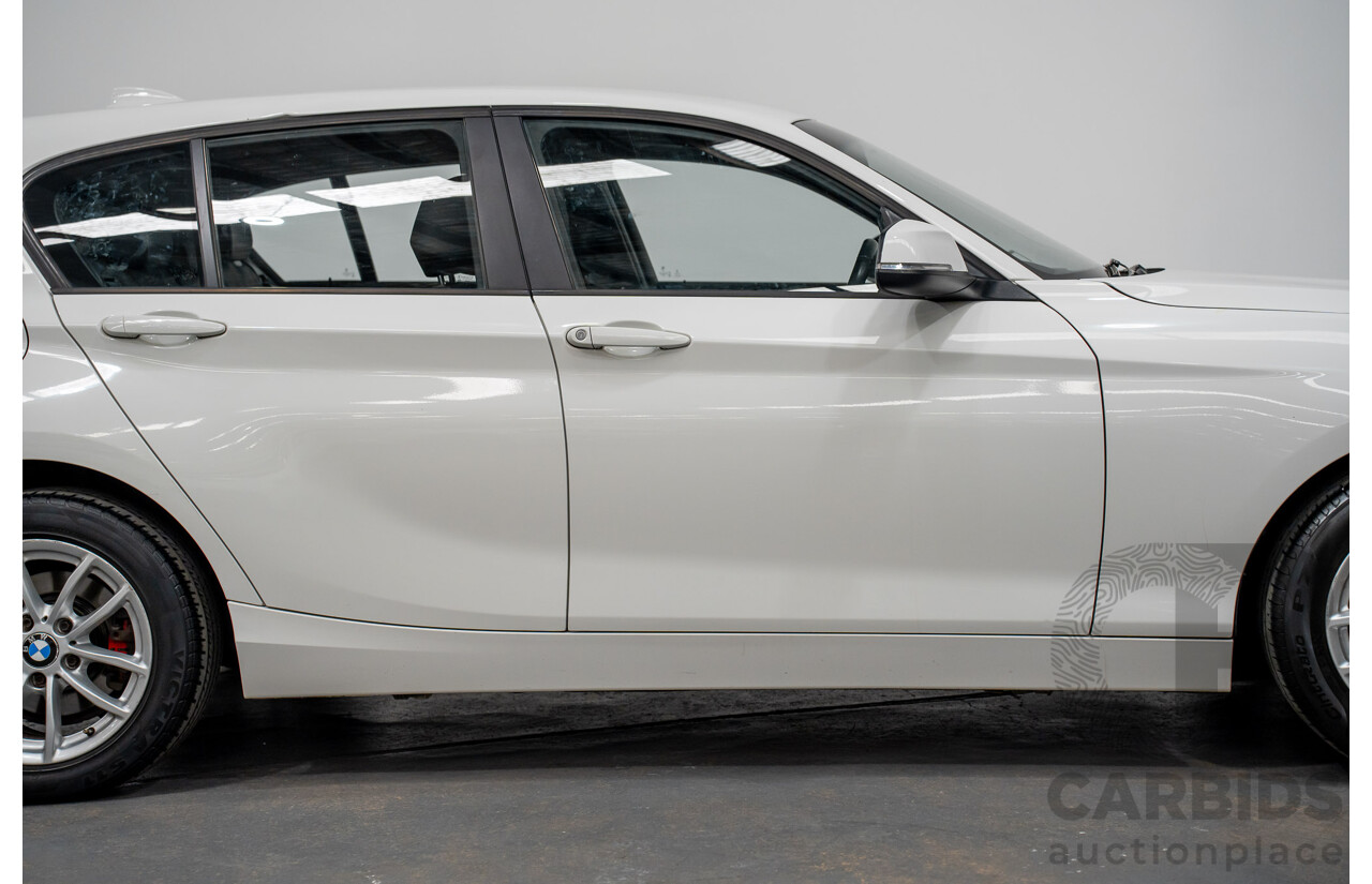 10/2014 BMW 116i SPORT LINE RWD F20 MY13 5D Hatchback White Turbo1.6L