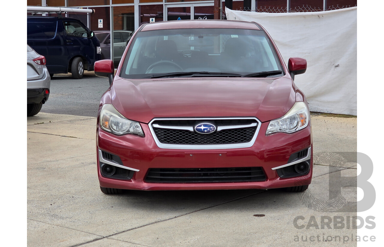5/2015 Subaru Impreza 2.0i (awd) MY15 5d Hatchback Red 2.0L
