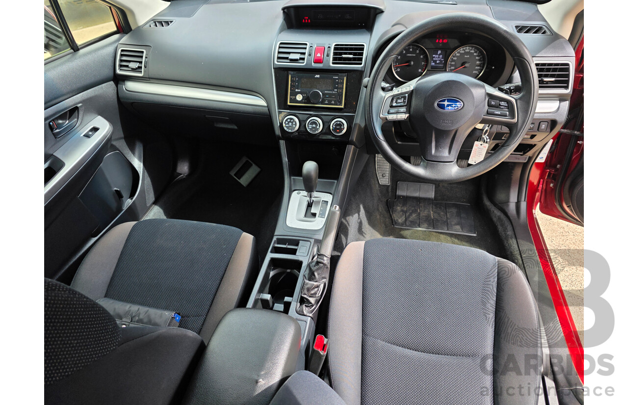 5/2015 Subaru Impreza 2.0i (awd) MY15 5d Hatchback Red 2.0L