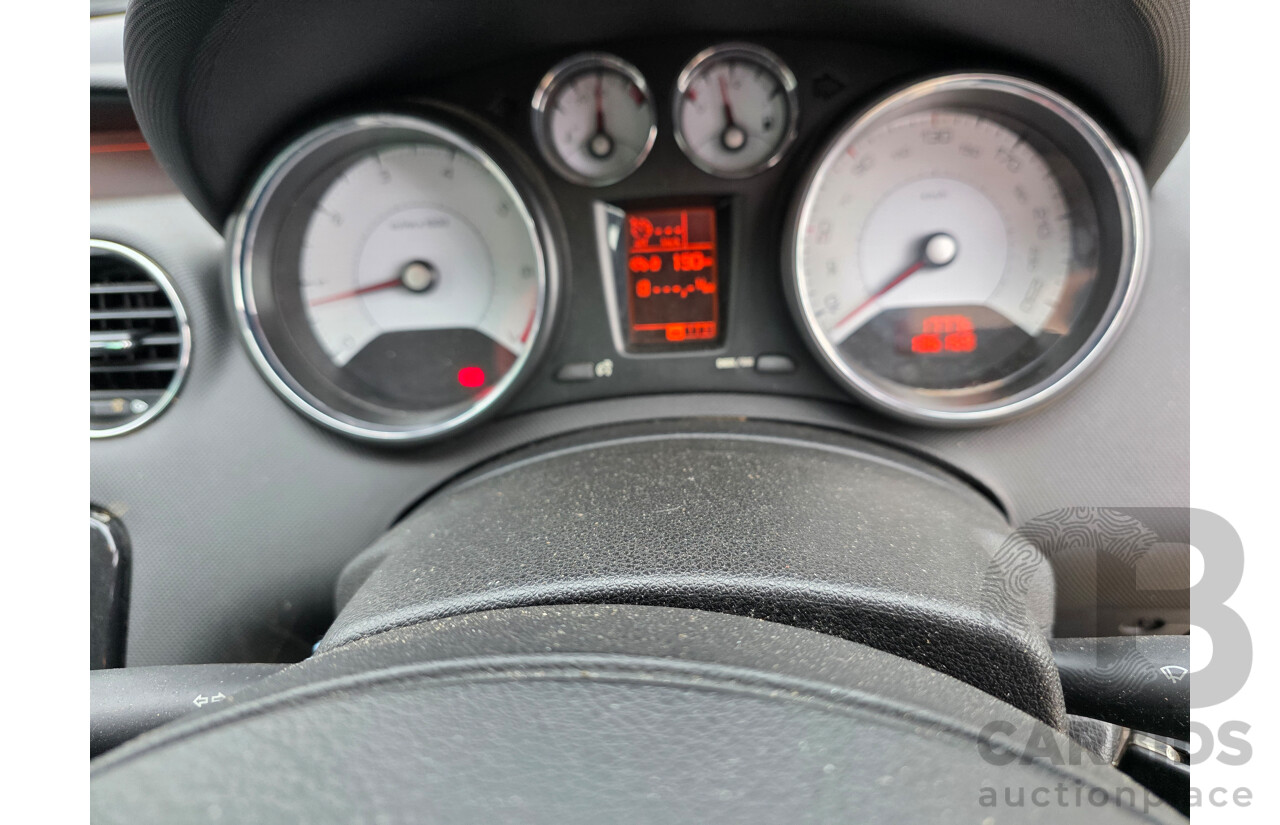 9/2009 Peugeot 308 CC  2d Cabriolet Black Turbo 1.6L