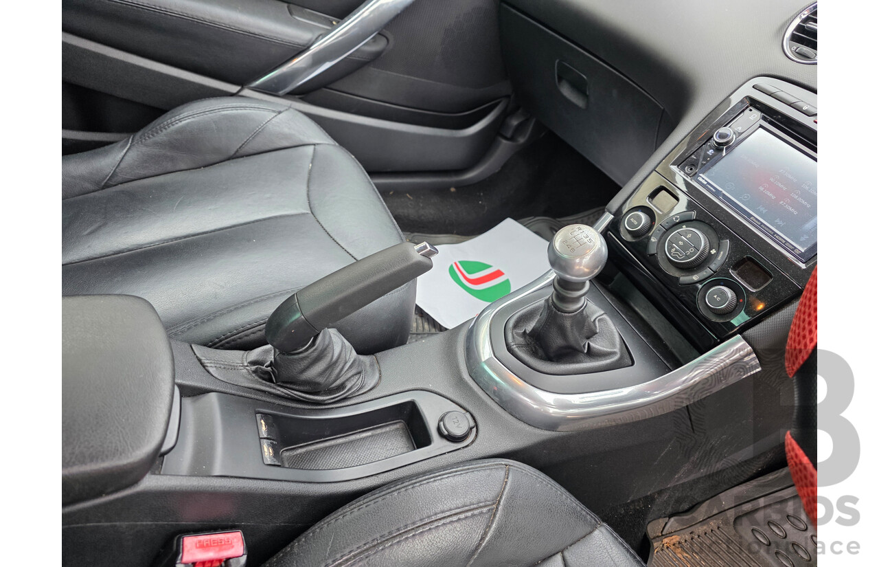 9/2009 Peugeot 308 CC  2d Cabriolet Black Turbo 1.6L