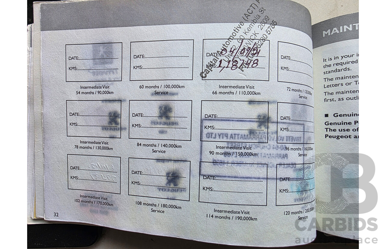 9/2009 Peugeot 308 CC  2d Cabriolet Black Turbo 1.6L