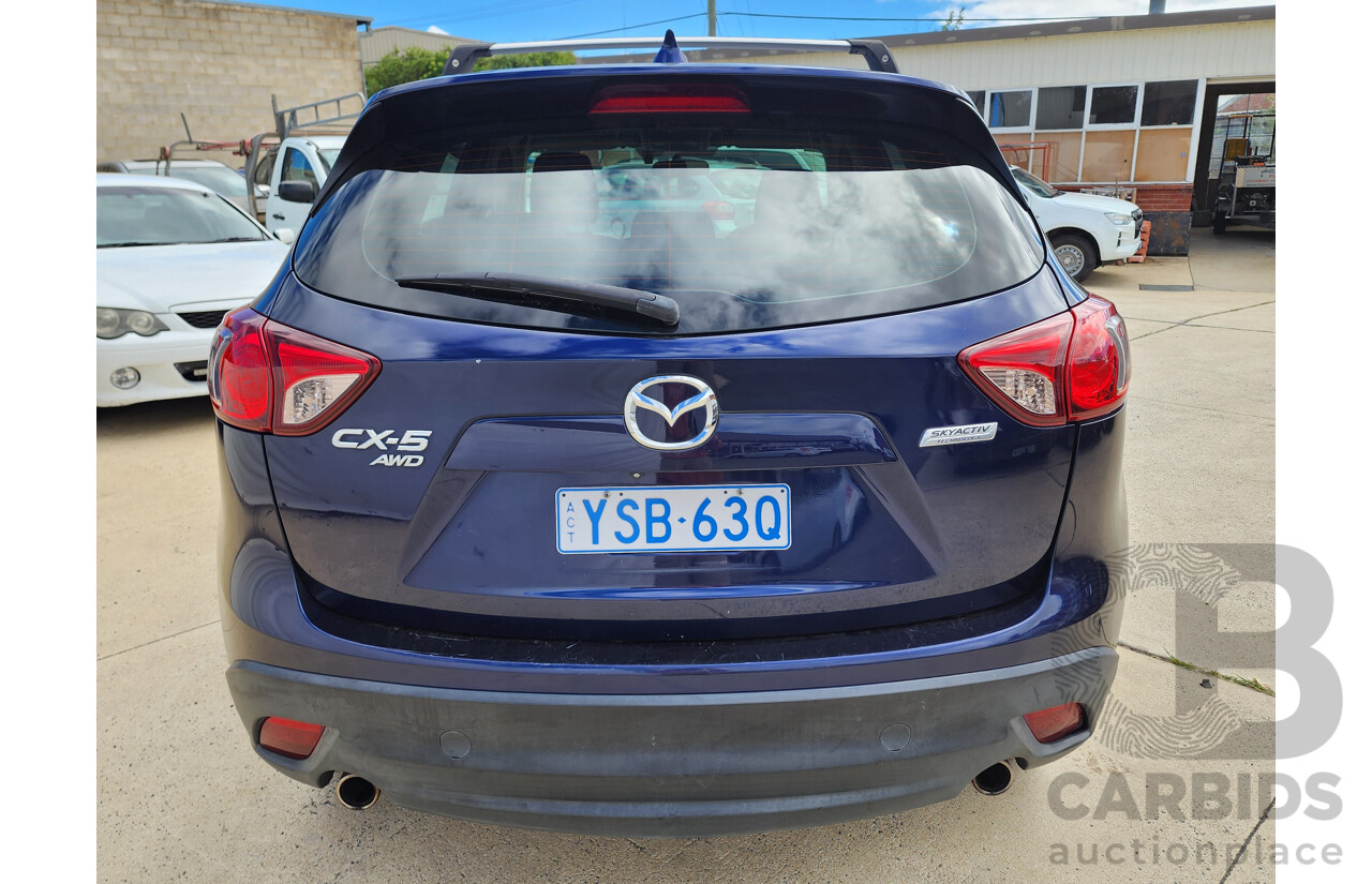 3/2013 Mazda Cx-5 MAXX Sport (4x4) MY13 4d Wagon Blue 2.2L