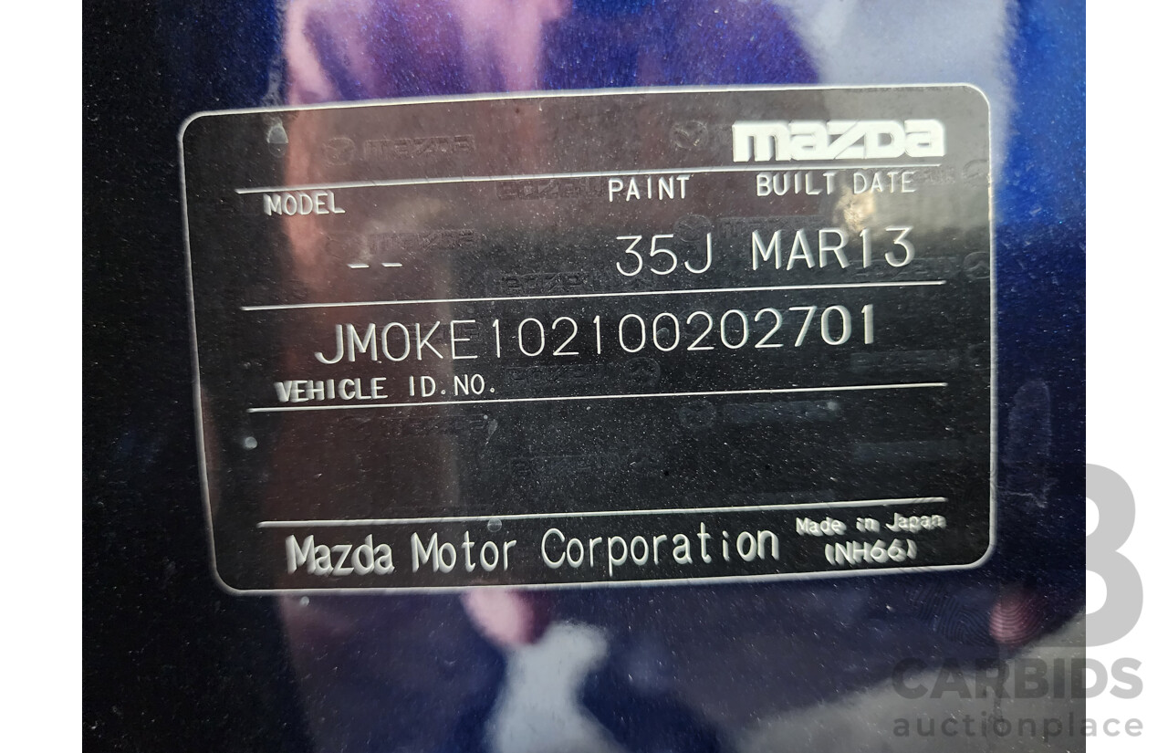 3/2013 Mazda Cx-5 MAXX Sport (4x4) MY13 4d Wagon Blue 2.2L