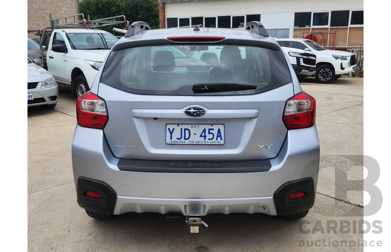 10/2012 Subaru XV 2.0i  4d Wagon Silver 2.0L