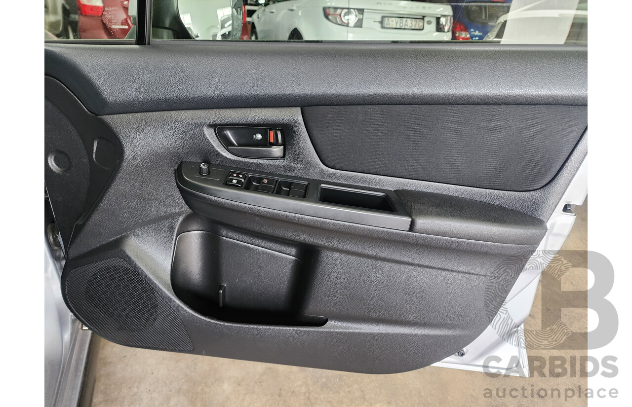 10/2012 Subaru XV 2.0i  4d Wagon Silver 2.0L