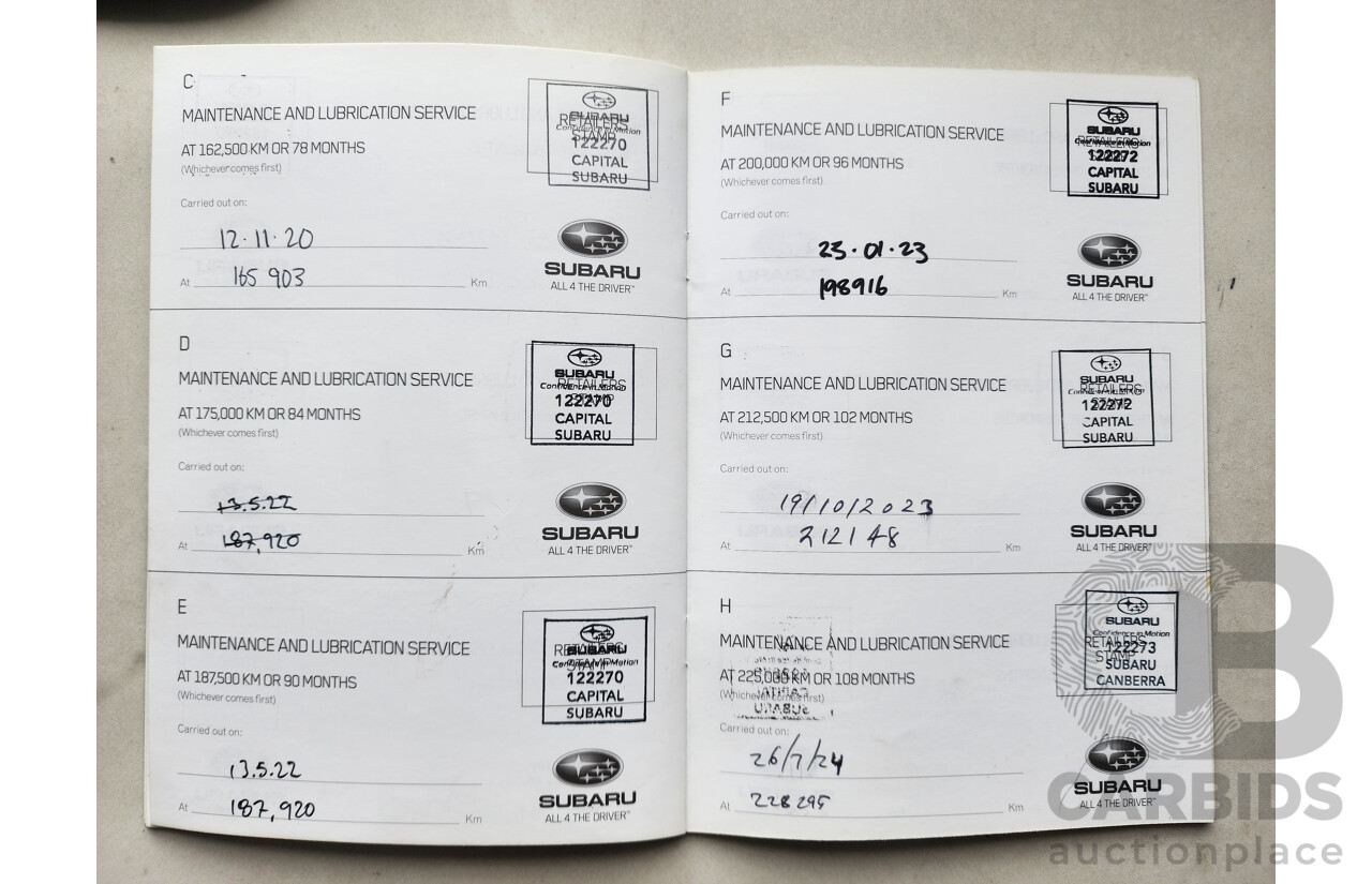 10/2012 Subaru XV 2.0i  4d Wagon Silver 2.0L