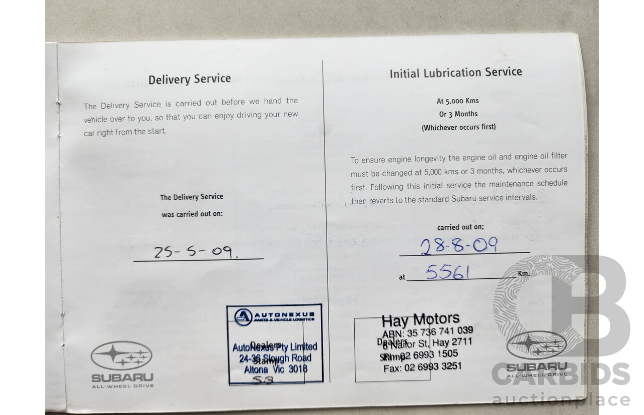 5/2009 Subaru Forester X MY09 4d Wagon Silver 2.5L