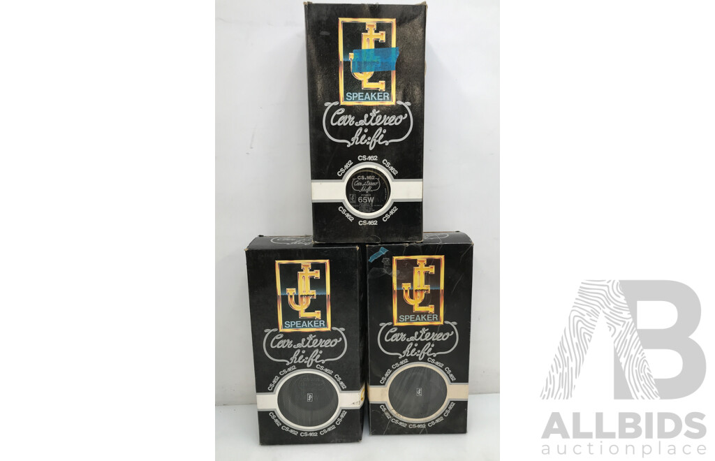 Jewels of Electronics Car Stereo Hi-Fi CS-162 Speakers - Lot of 3