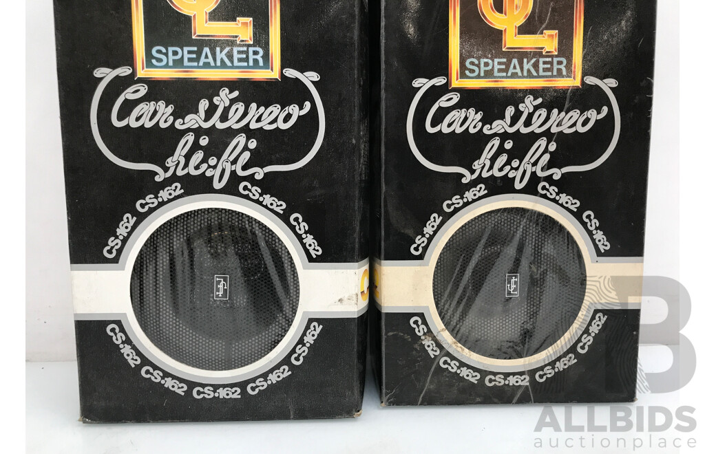 Jewels of Electronics Car Stereo Hi-Fi CS-162 Speakers - Lot of 3