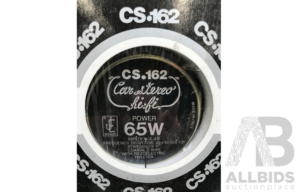 Jewels of Electronics Car Stereo Hi-Fi CS-162 Speakers - Lot of 3