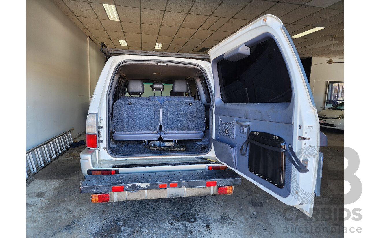 10/2001 Toyota Landcruiser Prado GXL (4x4) VZJ95R 4d Wagon White 3.4L