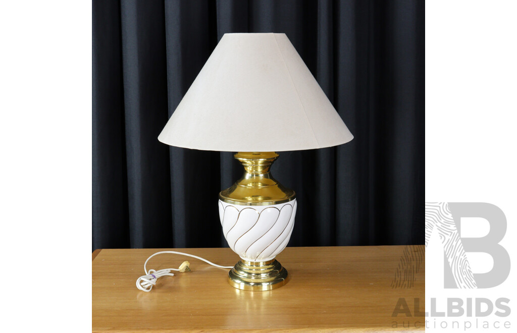 Vintage Brass Table Lamp