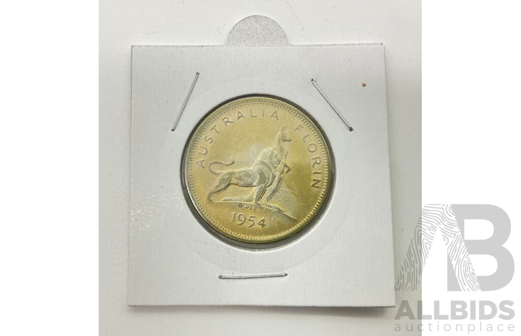 Australian 1954 Royal Visit Florin