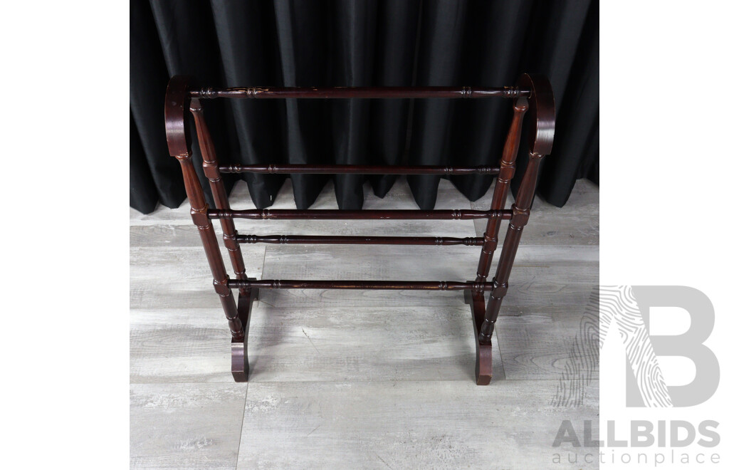 Antique Pine Towel Rail