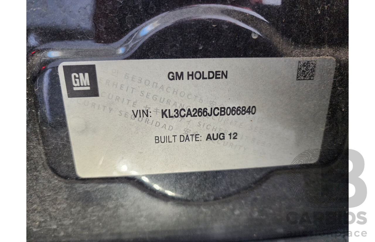 9/2012 Holden Captiva 7 SX (fwd) CG SERIES II 4d Wagon Black 2.2L