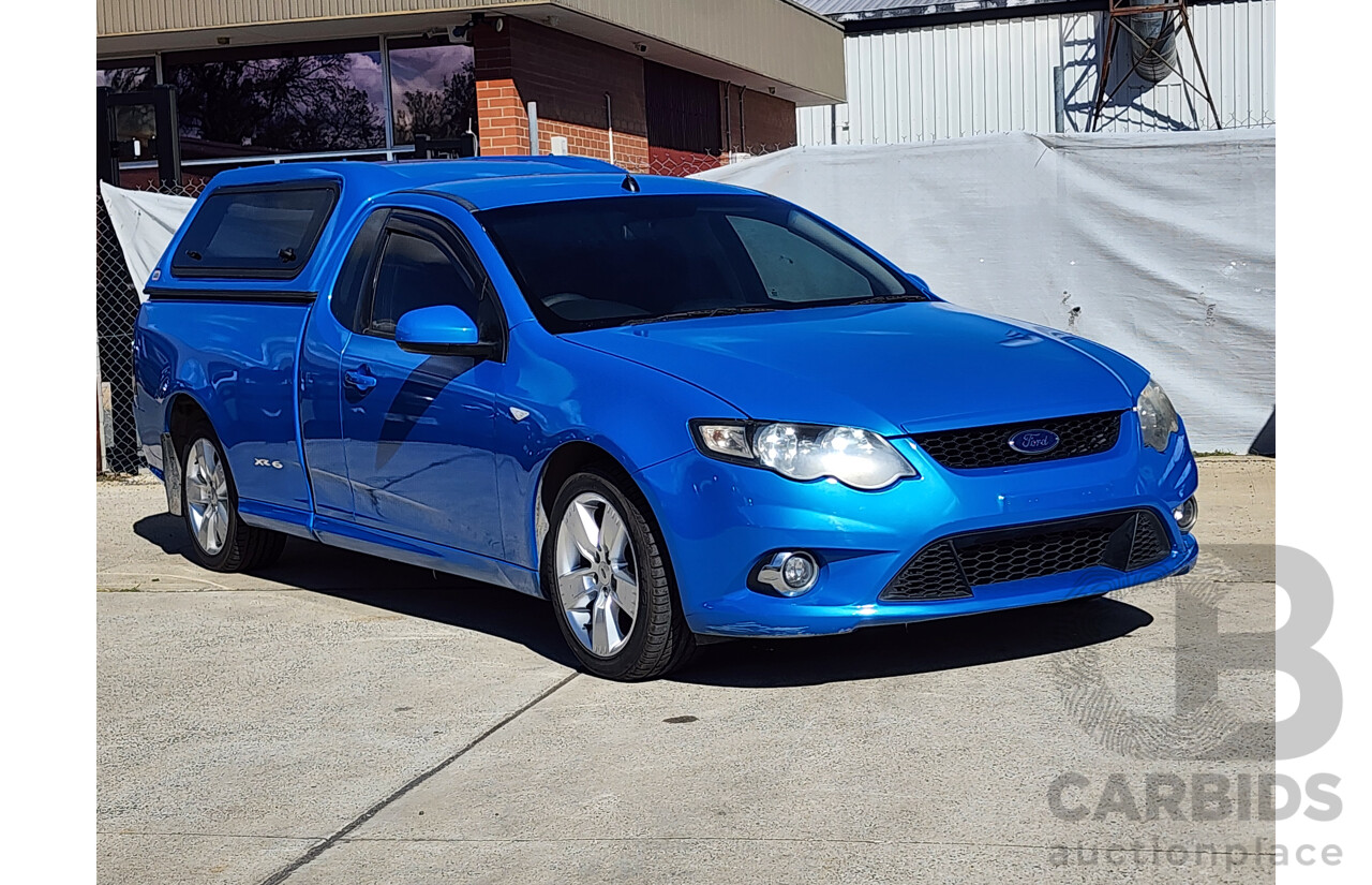 6/2010 Ford Falcon XR6 (lpg) FG Utility Blue 4.0L