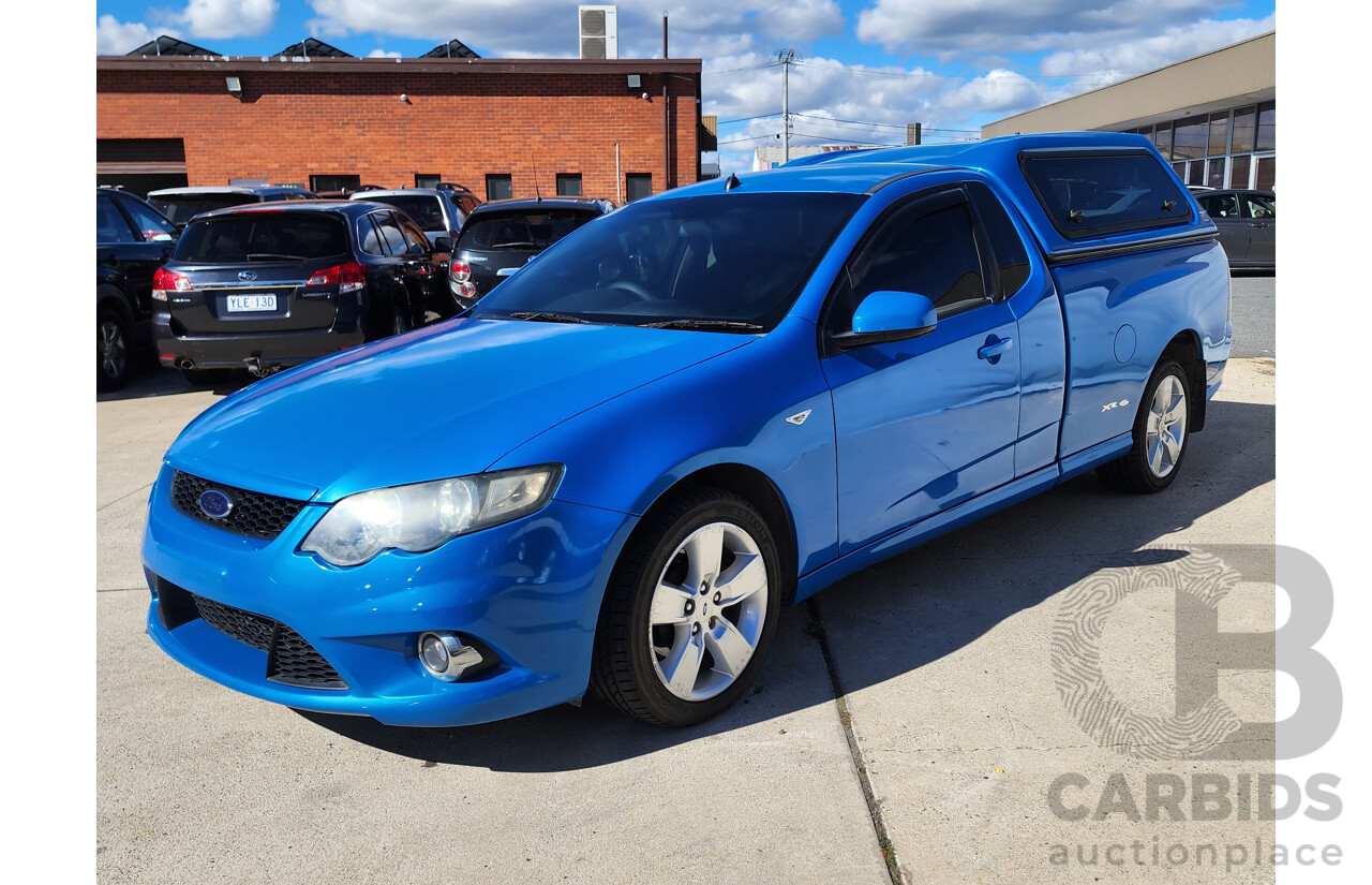 6/2010 Ford Falcon XR6 (lpg) FG Utility Blue 4.0L